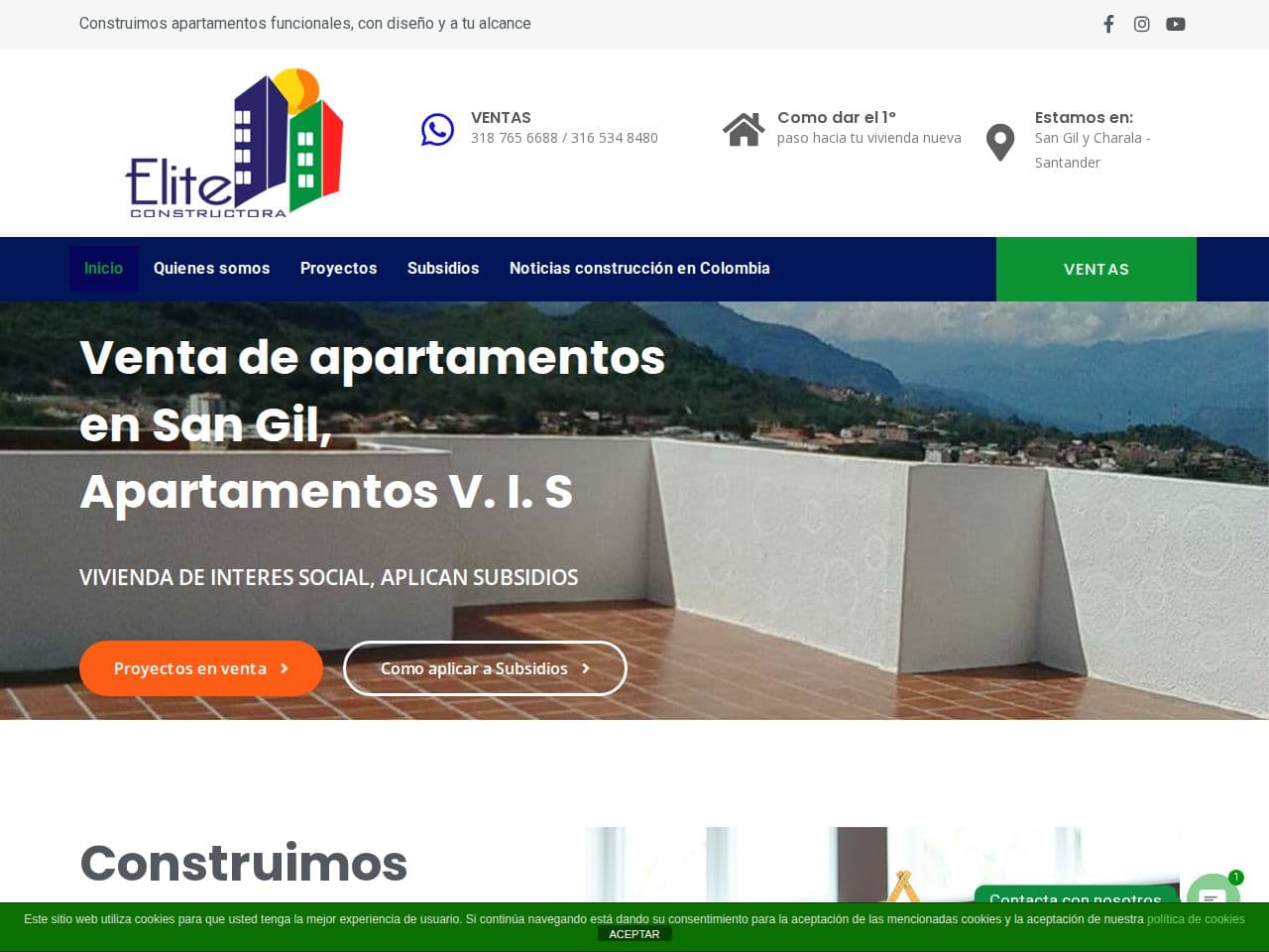 Constructora Elite Colombia — Construcción