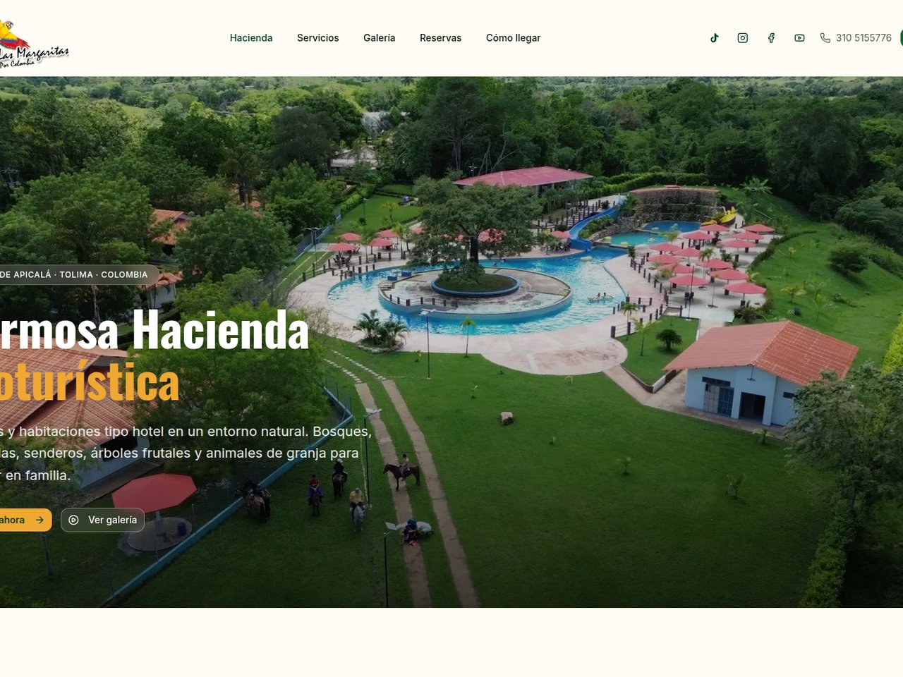Hacienda Las Margaritas — Hotelería